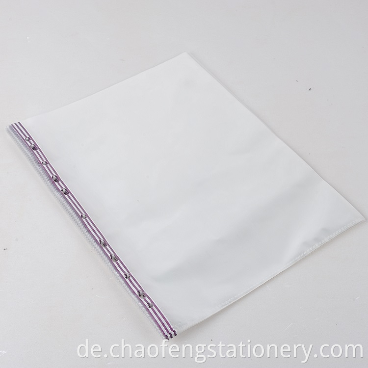 A4 paper zipper envelope bag Sheet Protectors